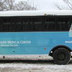 Munson Medical Center Bus Ad on the BATA buses Traverse City, Michigan.